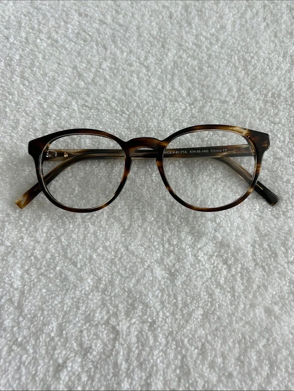 Warby Parker Percey Frame in Striped Sassafras, Narrow Width